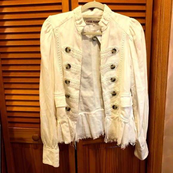Free People Ariana Military Jacket sz XS - Picture 3 of 5